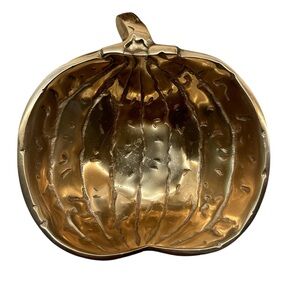 Elegant Gold Pumpkin Bowl